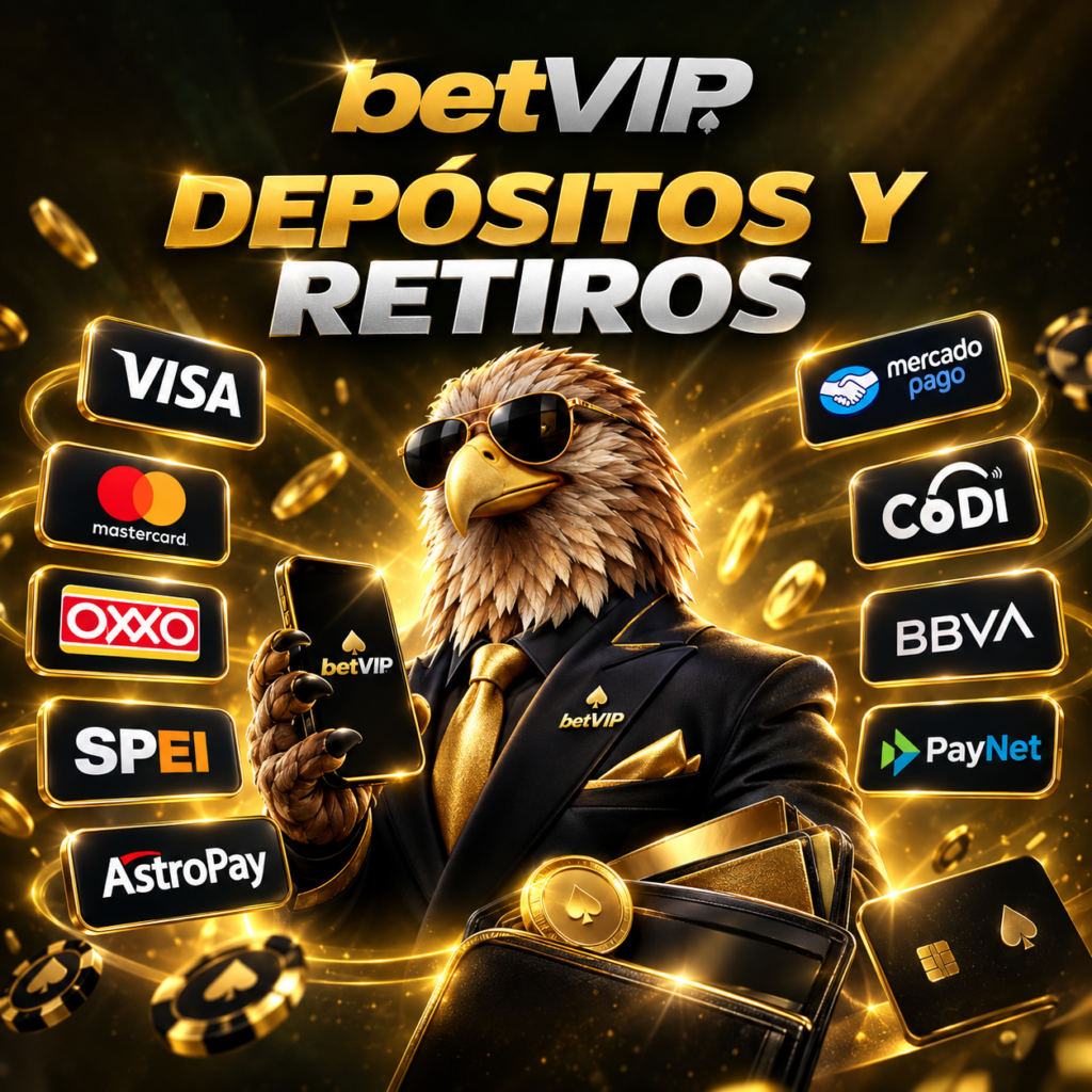 Depósitos y Retiros en BetVIP
